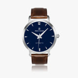 Pero & Giorni – Maggiore Blu Notte Classic (Midnight Blue Dial Automatic Watch with Brown Leather Strap)