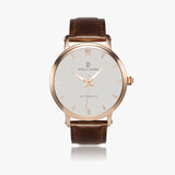 Pero & Giorni – Maggiore Perla Classic (Pearl Dial Automatic Watch with Rose-Gold Case and Brown Leather Strap)