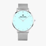 Pero & Giorni – Tibre Azzurro Chiaro (Light Blue Dial Quartz Silver Watch with Silver Mesh Bracelet)