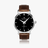 Pero & Giorni – Maggiore Nero Classic (Black Dial Automatic Watch with Brown Leather Strap)