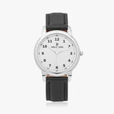 Pero & Giorni - Arno Bianco Classic (White Dial Quartz Silver Watch with Black Leather Strap)