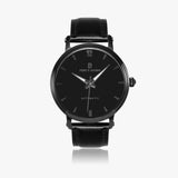 Pero & Giorni – Maggiore Notte Classic (All-Black Automatic Watch with Black Leather Strap)