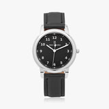 Pero & Giorni - Arno Nero Classic (Black Dial Quartz Silver Watch with Black Leather Strap)