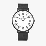 Pero & Giorni - Tanaro Bianco (White Dial Quartz Watch with Black Mesh Bracelet)