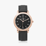 Pero & Giorni - Arno Nero Classic (Black Dial Quartz Rose Gold Watch with Black Leather Strap)