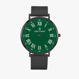 Pero & Giorni - Tanaro Verde (Green Dial Quartz Watch with Black Mesh Bracelet)