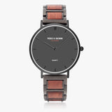 Pero & Giorni – Calcinara Grigio Fumo (Smoke Grey Dial Quartz Black Copper Watch with Natural Wood Strap)