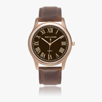 Pero & Giorni – Volturno Marrone Classic (Brown Dial Quartz Rose Gold Watch with Brown Leather Strap)