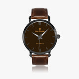 Pero & Giorni – Maggiore Marrone Classic (Brown Dial Automatic Black Watch with Brown Leather Strap)