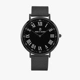 Pero & Giorni – Tanaro Nero (Black Dial Quartz Watch with Black Mesh Bracelet)