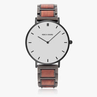 Pero & Giorni - Calcinara Minimalism Silver Wooden Strap Quartz Watch