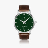 Pero & Giorni – Maggiore Verde Bosco Classic (Forest Green Dial Automatic Watch with Brown Leather Strap)