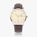 Pero & Giorni – Sicília Avorio Classic  (Ivory Dial Quartz Silver Watch with Brown Leather Strap)