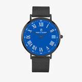 Pero & Giorni - Tanaro Blue Cobalto (Cobalt Blue Dial Quartz Watch with Black Mesh Bracelet)