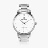 Pero & Giorni – Maggiore Bianco (White Dial Automatic Watch with Silver Stainless-Steel Bracelet)