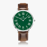 Pero & Giorni - Tanaro Verde Classic (Green Dial Quartz Watch with Brown Leather Strap)